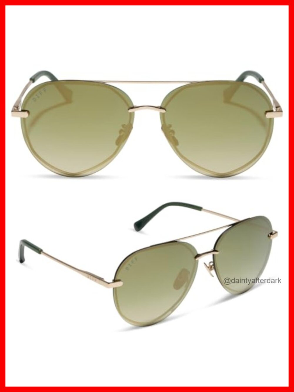 Polarized Aviator Sunglasses Stainless Steel UV400 Designer Eyewear